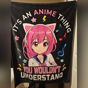 Anime Girl Throw Blanket - It's An Anime Thing You Wouldn't Understood